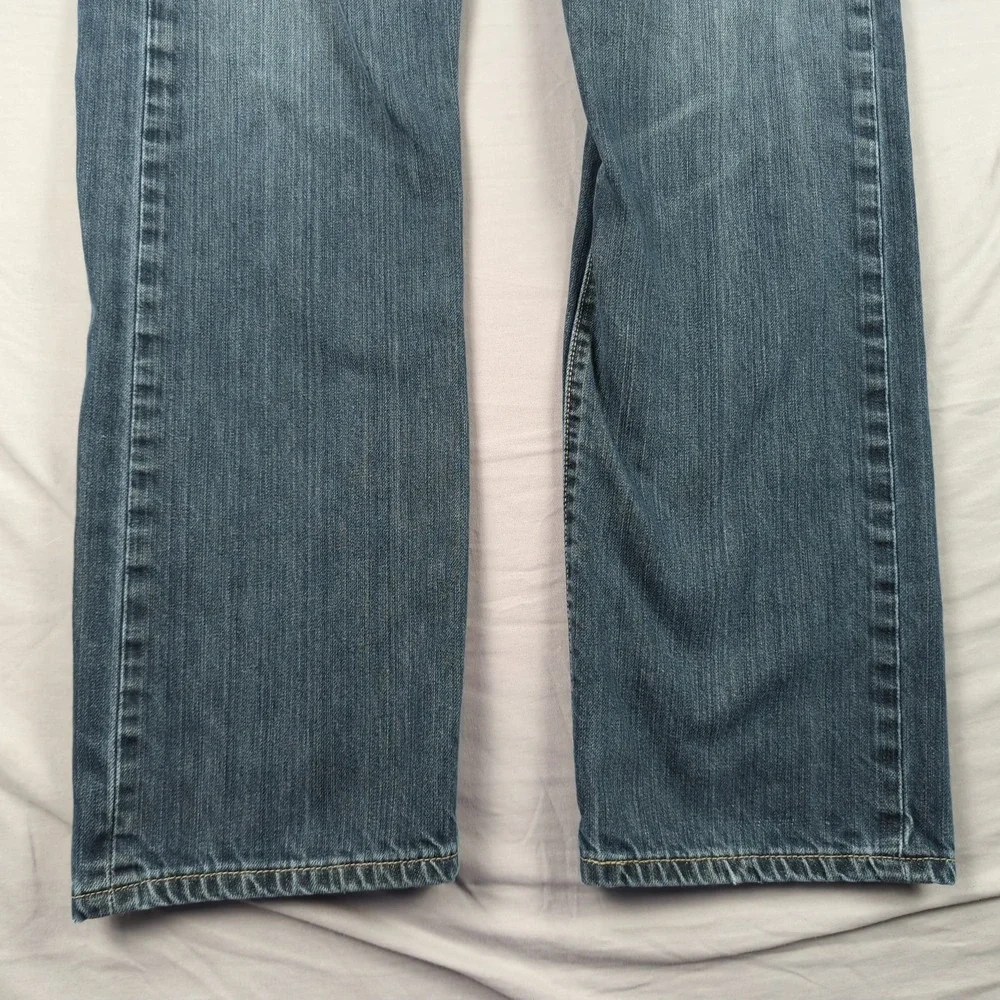 Levis 501 Jeans Mens 32x30 Blue Button Fly Classic American‎ Western Faded